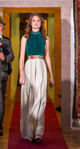 Velvet Green Gown