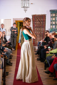 Velvet Green Gown