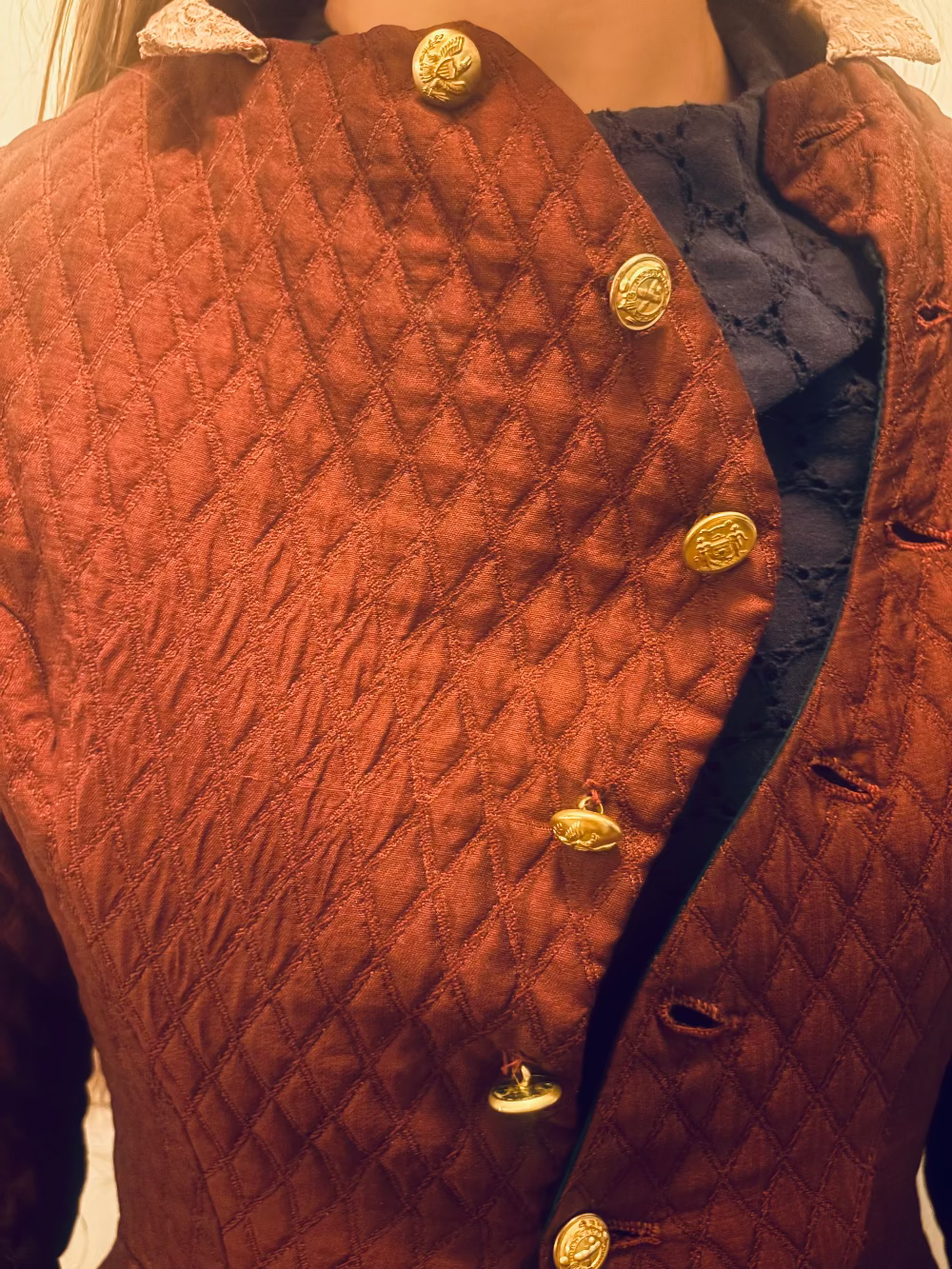 Quilted Red Riding Jacket