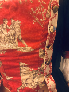 French Toile Corset Riding Coat