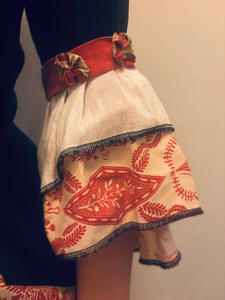 French Toile Corset Riding Coat