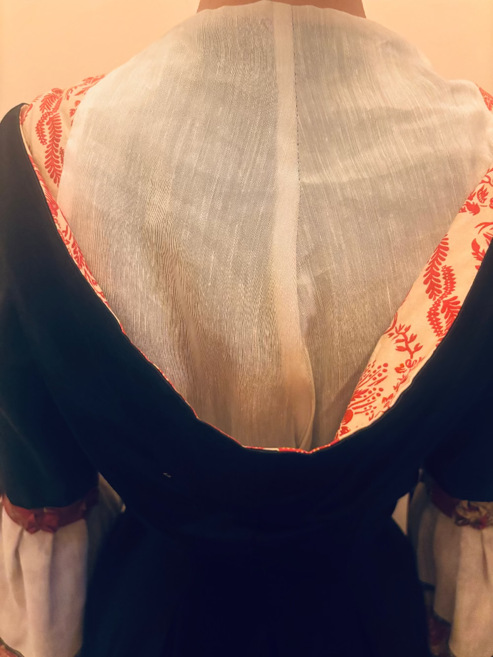 French Toile Corset Riding Coat