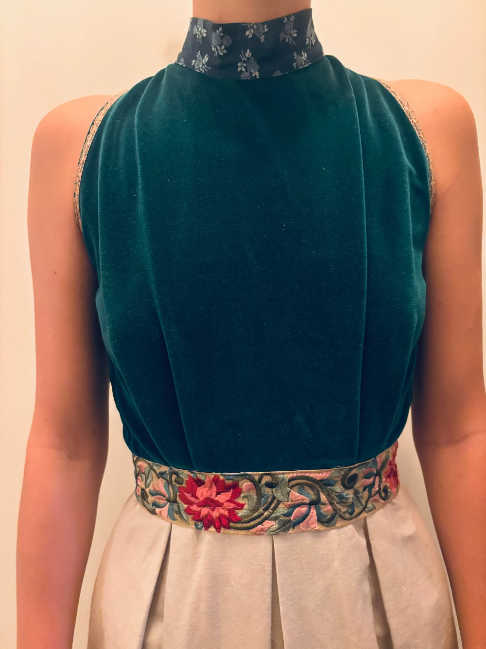 Velvet Green Gown