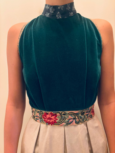 Velvet Green Gown