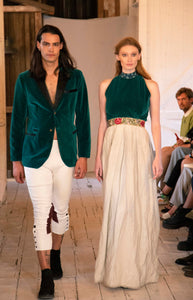 Velvet Green Gown